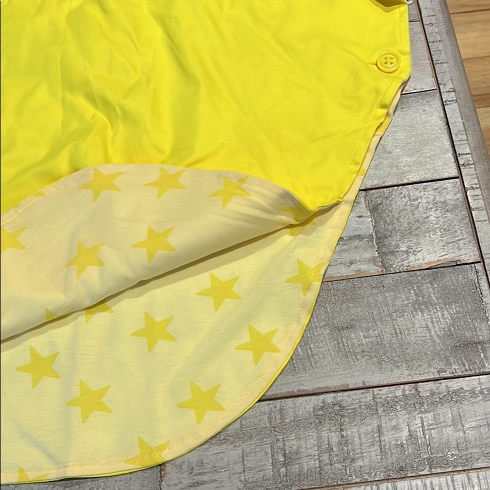 Oshkosh B Gosh Yellow Reversible Poncho - Picture 5 of 6